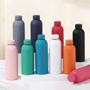 Bouteille d'eau colorée à double paroi en acier inoxydable, petite ouverture, bouteille isotherme pour le sport et les voyages, anti-fuite. - Product Image 2