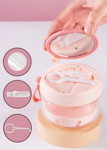 กล่องใส่ฟันปลอม, ถ้วยแช่ฟันปลอมแบบกันรั่วสำหรับการเดินทาง, ถ้วยใส่ฟันปลอมสำหรับแช่ฟันปลอมทั้งชุดและบางส่วน - Product Image 5