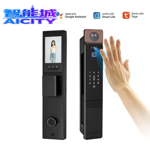 Cerradura Inteligente Tuya 2026 con Reconocimiento Facial 3D, Huella Dactilar, Contraseña, <span class=keywords><strong>Intercomunicador</strong></span> Bidireccional, Desbloqueo por APP, Seguridad Nivel C y Nube - Product Image 1