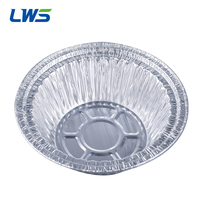 Moules à gâteaux jetables en aluminium avec couvercles Tasse de cuisson bon marché pour cupcake et tarte aux œufs Excellent conteneur