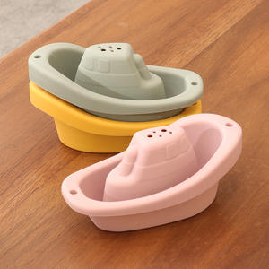 ของเล่นอาบน้ำมินิแบบข้ามพรมแดนสำหรับเด็กยางเรือ & หมีทำจากซิลิโคนลายเป็ดสำหรับการตั้งค่าชายหาดและน้ำสำหรับเด็กผู้ชายและเด็กผู้หญิง - Product Image 4