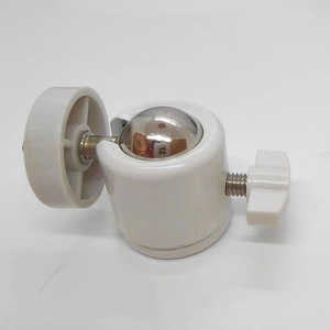 Mini support de caméra à cardan, rotation à 360 degrés, vis 1/4-20, dégagement rapide, adaptateur de trépied universel blanc - Product Image 2