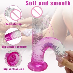 Dildo de Cristal Realista Gigante, Impermeable y Ecológico, con Degradado de Color, de Silicona Suave, Juguete Sexual Femenino para Mujeres, Venta al Por Mayor - Product Image 3