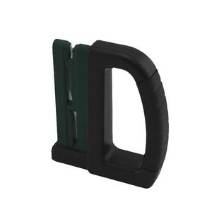 Afilador de cuchillos y tijeras de doble propósito con mango de TPE, herramienta de afilado manual con hoja de cerámica de múltiples granos para uso en cocina y jardín. - Product Image 2