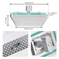 BEVINSEE Support de montage en aluminium amélioré pour cric de voiture, base d'adaptation pour Toyota Supra A90 2019-2026 # 51717169981