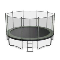 Trampolín Redondo para Exteriores de Fábrica, 6 pies, 8 pies, 10 pies, 12 pies, 14 pies, 15 pies, 16 pies, 150 kg, Trampolín para Niños