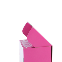 Rouge à lèvres liquide et brillant à lèvres, boîte en papier cosmétique, emballage de couleur rose, Logo personnalisé de luxe, écologique