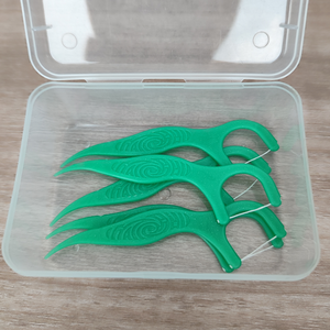 Dagelijkse Verzorging Verfrissende Mint Smaak Tandheelkundige Flosser Medische Groene Kleur Tandenstoker Voor Orthodontisch Gebruik - Product Image 2