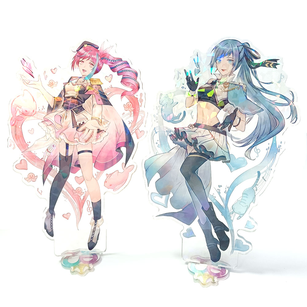 Голограмма на заказ, акриловая стоячая треснувшая голографическая Подвеска для аниме expo