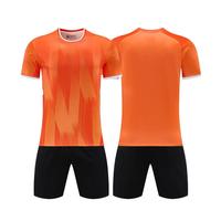 Ensemble d'uniformes de football à manches courtes en viscose/polyester, maillot de football personnalisé de haute qualité, respirant, extensible dans quatre directions, séchage rapide