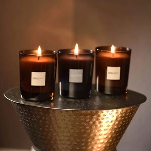 Bougie parfumée Mescendente, pot en verre moderne, cylindre, aromathérapie, décoration d'intérieur - Product Image 3