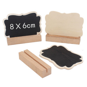 Sáng Tạo Thân Thiện Với Môi Blackboard Trang Trí Nhỏ Bằng Gỗ Thủ Công Hiển Thị Tủ Khắc Bảng Tin Cho Nhà Bánh Tường Dấu Hiệu - Product Image 1