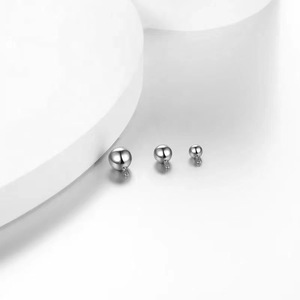 Accesorios de Joyería para Piercing de Bola con Rosca Externa de Acero Inoxidable para Cejas, Labios y Ombligo, Joyería Corporal DIY - Product Image 2