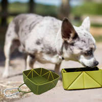 SunRay Mascota-Bol de voyage en silicone pliable pour chien, nouvelle couleur, 2024