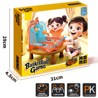 Jeu de basket-ball de table tendance pour 2 joueurs, jeu de compétition d'intérieur, jouet amusant pour les fêtes, divertissement interactif pour les enfants et la famille