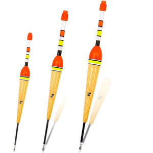 Flotteurs de pêche 3g 5g 8g Flotteurs en bois de balsa avec bâtons lumineux pour matériel de pêche en eau salée - Product Image 1