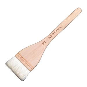 Bvew – ensemble de pinceaux de peinture plats d'artiste en laine, <span class=keywords><strong>pinceau</strong></span> de lavage doux <span class=keywords><strong>à</strong></span> manche en bois, <span class=keywords><strong>pinceau</strong></span> de peinture en Latex pour <span class=keywords><strong>aquarelle</strong></span> acrylique céramique - Product Image 1