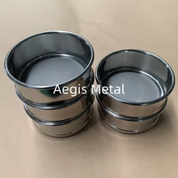 Tamis d'essai en acier inoxydable 304 pour l'échantillonnage de sols/roches, trou de 1x1 mm, diamètre de 200 mm