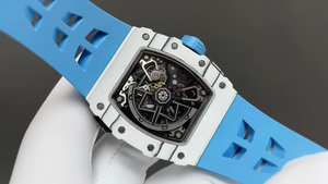 Montre chronographe squelette Racing 49,9 mm, boîtier carbone, mouvement automatique, montre sport - Product Image 2