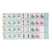 (En stock) Vente directe d'usine, ensemble de mahjong américain en acrylique de qualité supérieure, motifs exquis, boîte en carton bleue, origine Jiangxi