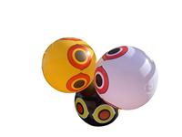 Répulsif à oiseaux efficace en PVC de 40 cm pour le contrôle des oiseaux, ballon anti-oiseaux