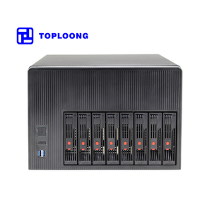 มาใหม่เดสก์ท็อปเซิร์ฟเวอร์ประสิทธิภาพสูง8 Bay NAS เก็บข้อมูล <span class=keywords><strong>B360</strong></span>เมนบอร์ด64GB mSATA SSD 300W PSU - Product Image 1