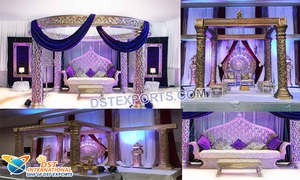 Mandap de fibra para boda indio, accesorio decorativo con colmillo de elefante con clase, a la venta - Product Image 4