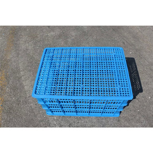 Blue Plastic Turnover <b>Crate</b> 680 <b>Stackable</b> Injection Molding Logistics Storage Box - Product Image 4