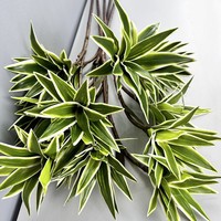 Follaje Artificial de Lirio y Bambú, Decoración Realista para Interiores, Hogar, Jardín, Oficina, Plantas Artificiales
