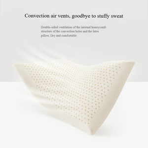 OEM ODM Nữ Hoàng Kích Thước 100% <span class=keywords><strong>Talalay</strong></span> Cao Su Bọt Gối Mô Hình Rắn Được Thiết Kế Cho Cổ Hỗ Trợ Không Dunlop Công Nghệ - Product Image 4