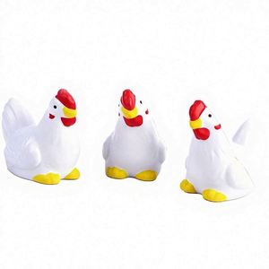 Pelota Antiestrés de Espuma de Poliuretano con Forma de Gallina, Personalizable con Logotipo, Promocional - Product Image 2