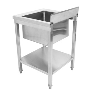600*600*950MM Stainless Steel Single Bowl <b>Kitchen</b> Sink, Commercial Single Basin Sinks for the <b>Kitchen</b> - Product Image 3