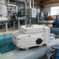 Actionneur électrique intelligent réglable, vanne à boisseau sphérique et vanne papillon à commande électrique pour systèmes de traitement de l'eau
