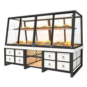 Étagère de magasin de détail de gâteau et de pain personnalisé de haute qualité planchers en bois présentoirs de position de pain présentoir de gâteau - Product Image 6