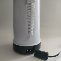Cafetière électrique portable 1L, percolateur à café avec boîtier en plastique, prise US, 600W, blanche, pour usage domestique