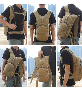 Mochila al aire libre Paquete de agua <span class=keywords><strong>Camel</strong></span> <span class=keywords><strong>Back</strong></span> Camuflaje <span class=keywords><strong>Bolsa</strong></span> táctica impermeable Senderismo Mochila de hidratación Paquete con <span class=keywords><strong>bolsa</strong></span> de agua - Product Image 4