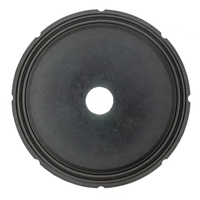 Diaphragme de haut-parleur en papier de chanvre de haute qualité, sans pressage, pour woofer, disponible en 8, 10, 12, 15 et 18 pouces
