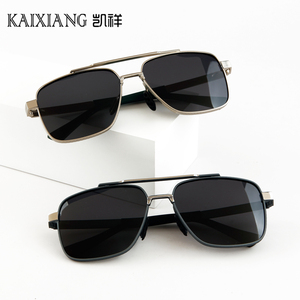 משקפי שמש מקוטב וינטג לגברים, פנים גדולים, אופנתיים משקפי הגנה מפני נהיגה - Product Image 6