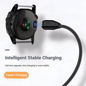 Chargeur USB pour montres Garmin Forerunner 55/Quatix 6/D2 Air/<span class=keywords><strong>Vivomove</strong></span> 3/Instinct/Venu 2/Vivoactive 3/Fenix7/Fenix8/Fenix5 - Product Image 5