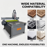 Système de table à vide à double zone pour petit atelier, commande numérique, routeur CNC intelligent pour le bois