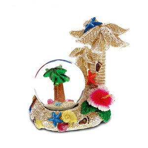Globo de Nieve de Resina con Purpurina, Castillo de Fantasía, Unicornio, Dragón Verde, Agua - Product Image 6