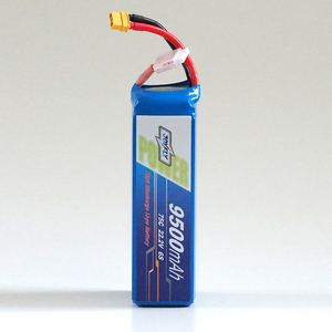 แบตเตอรี่โดรนมาตรฐาน 22.2V 9500mAh 7S LiCoO2 อายุการใช้งานยาวนาน 800 รอบการใช้งาน อุณหภูมิใช้งาน -40~60 องศาเซลเซียส แบตเตอรี่อัจฉริยะสำหรับการบิน - Product Image 1