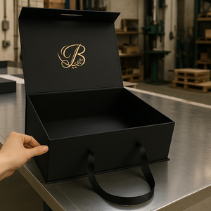 Bán Buôn Luxury Elegant Flap Có Thể Gập Lại Cứng Nhắc Hộp Quà Tặng Giấy Tùy Chỉnh In Ấn Từ Các Tông Hộp Quà Tặng - Product Image 5