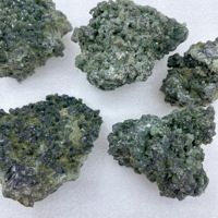 Vente en gros de préhnite naturelle irrégulière brute, spécimen de cristal de guérison pour la décoration et la collection
