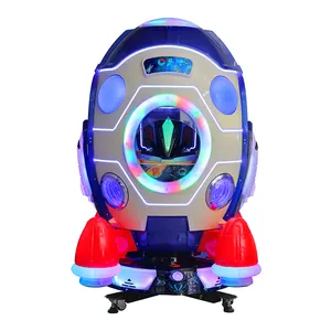 12.1 inch interaction screen kiddie ride LCD, LYER6237 amusement park coins, coin operated space ship Kiddie rides in stock