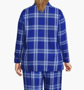 Ensemble <span class=keywords><strong>de</strong></span> pyjama pour femmes 100% coton <span class=keywords><strong>en</strong></span> gros, <span class=keywords><strong>pantalon</strong></span> à carreaux à manches longues, respirant, confortable, vêtements <span class=keywords><strong>de</strong></span> détente, printemps automne, vêtements <span class=keywords><strong>de</strong></span> nuit classiques pour femmes - Product Image 4