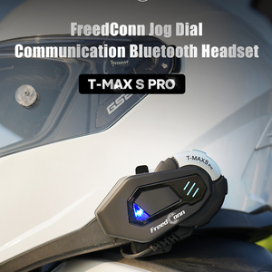 FreedConn T-MAXS PRO Intercomunicador para Casco de Motocicleta, para 6 Motociclistas, <span class=keywords><strong>Radio</strong></span> <span class=keywords><strong>FM</strong></span>, <span class=keywords><strong>Bluetooth</strong></span> 5.1, Impermeable IP65, 1000m - Product Image 4