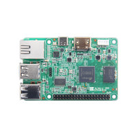 Geniatech código abierto SBC Quad-Core Cortex-A55 ARM G31 MP2 GPU Raspberry Pi desarrollar placa portadora Placa de núcleo de procesamiento