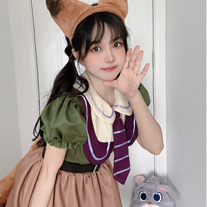 Disfraz de Judy Hopps de Zootopia para Halloween 2026, Disfraz de Conejita de la Oficina de Policía para Convenciones, Actuaciones y Espectáculos - Product Image 2