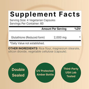 OEM/ODM Liposomal Glutathione <b>Liver</b> Skin Health Support Immune Support Wrinkle Treatment Skin Whitening Adult Use Custom - Product Image 4